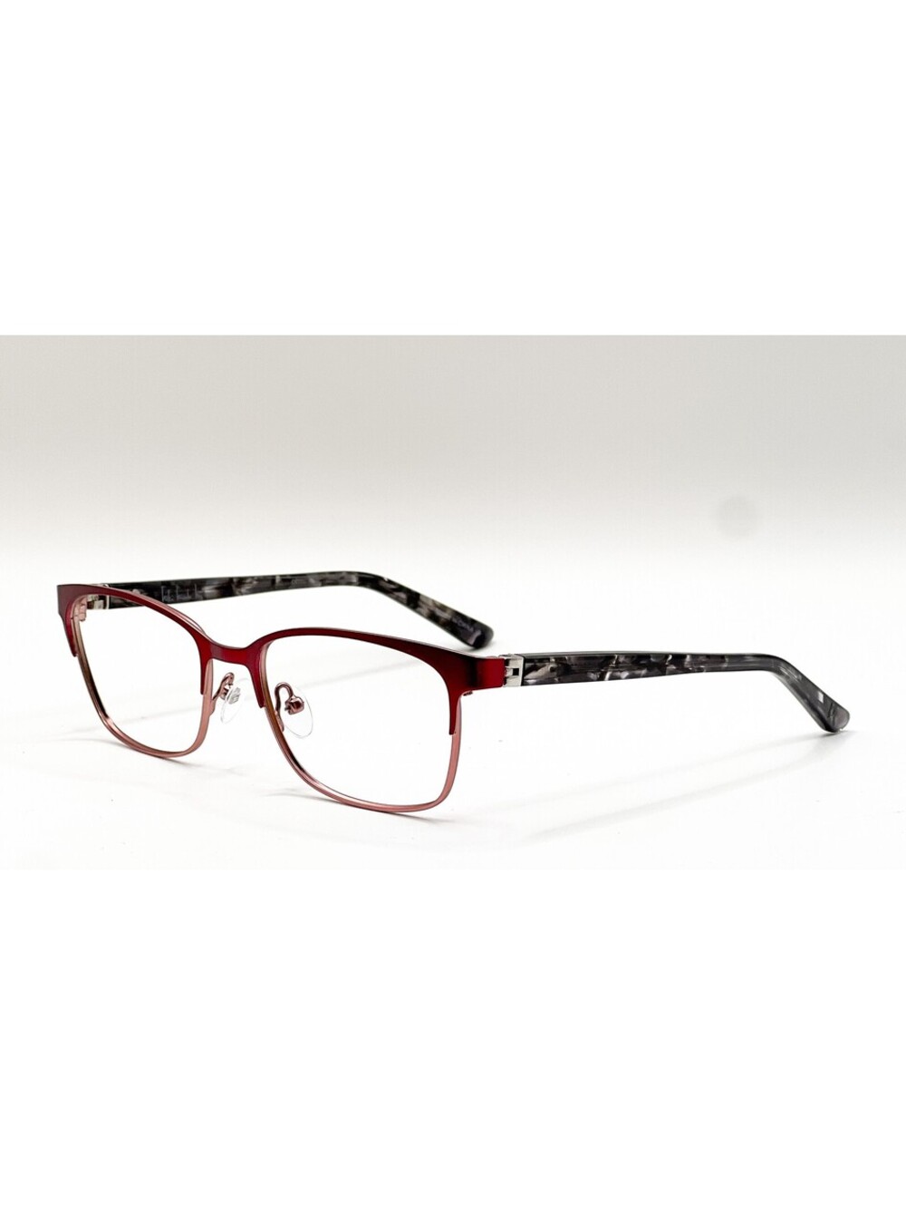 Nicole Miller Joss C03 Mulberry Blush Rectangle Eyeglass Frames 51-17-130
